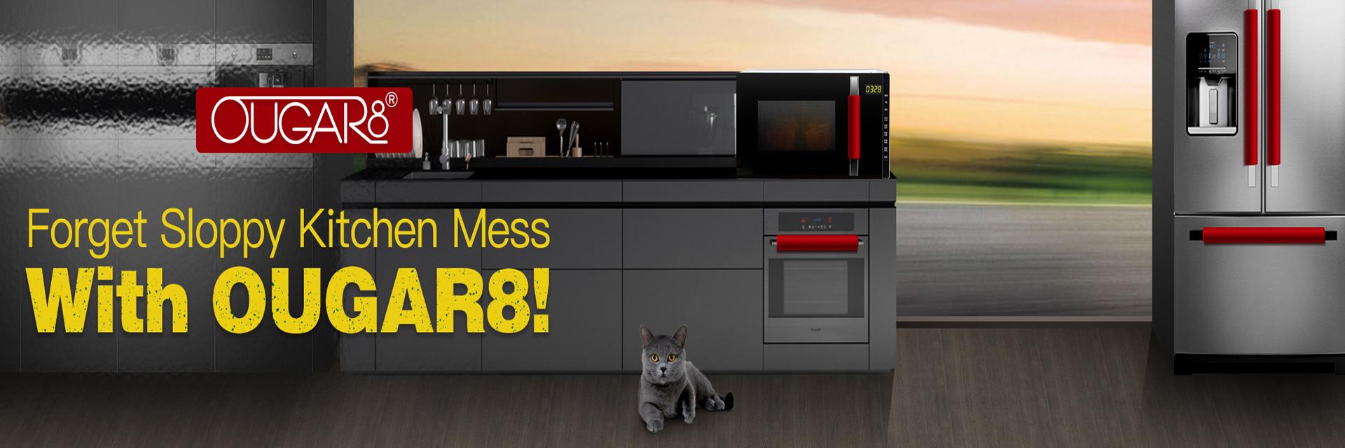 OUGAR8 Refrigerator Door Handle Covers,Keep Your Kitchen Appliance Oven,Dishwasher,Mirowave Clean from Smudges, Fingertips, Drips, &Food Stains, Perfect for Dishwashers (5pcs,Red) OUGAR8 Refrigerator Door Handle Covers,Keep Your Kitchen Appliance Oven,Dishwasher,Mirowave Clean from Smudges, Fingertips, Drips, &Food Stains, Perfect for Dishwashers (5pcs,Red)