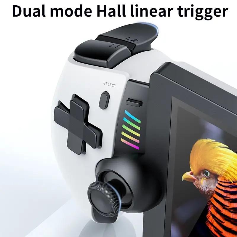 Portable Game Console M28, Supports Ps2 Large 3D Games, Dual Analog Sticks, Dual Vibration Motors, Hidden Stand, Ideal for Retro Gamers