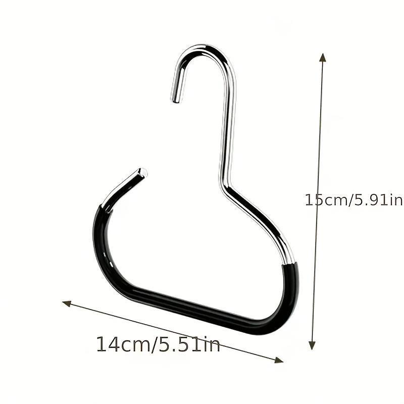 Solid Color Hat Hanger, 3 Counts/set Multifunctional Metal Hat Storage Rack, Space Saving Hat Organizer for Home Closet Bedroom, Hanging, Hat Hanger Holder, Hat Hooks Storage