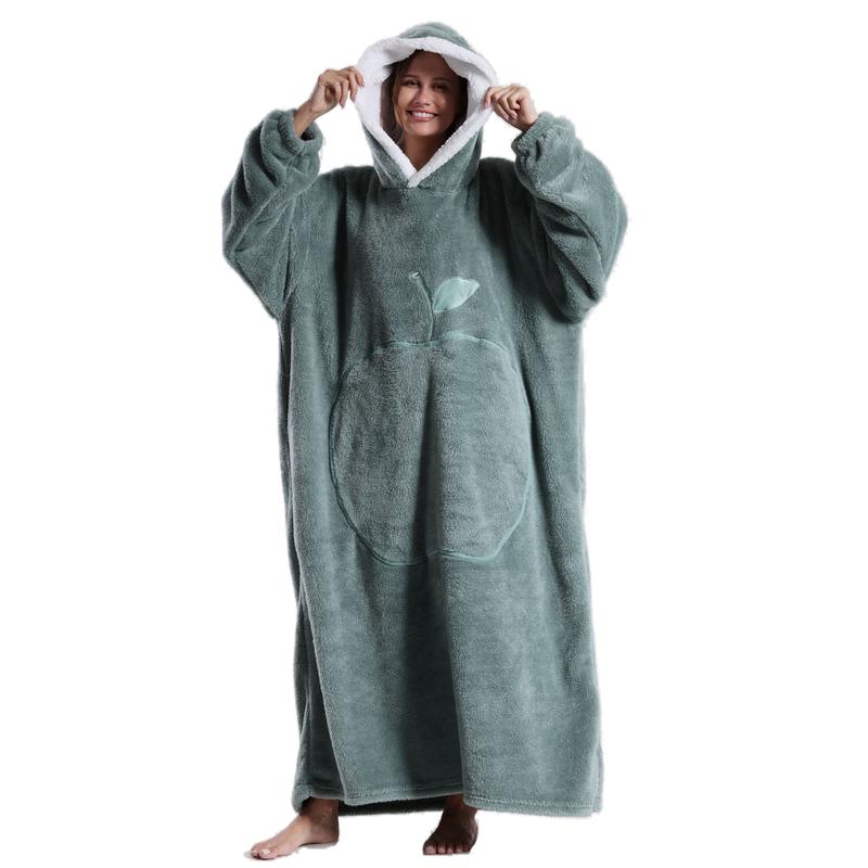 Oversized Blanket Hoodie, Hooded Blanket for Women, Solid color Ultra Soft Warm Wearable Blanket Sweatshirt Women Men Adult, Soft Cozy Blanket, Gift for Ladies, Christmas Gift Valentine's Day gift,Christmas Gifts For GF