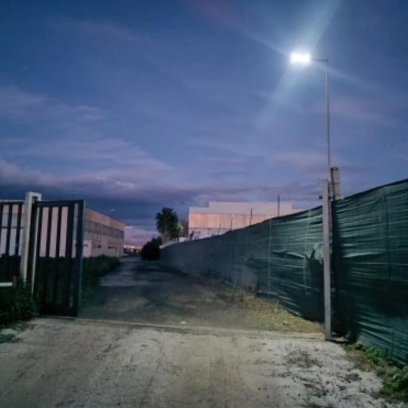 Solar Powered Outdoor Light with Motion-Sensor, Solar Lights Outdoor, Waterproof Solar Street Light with Remote Control, Wide Angle Floodlight for Yard, Street, Parking Lot