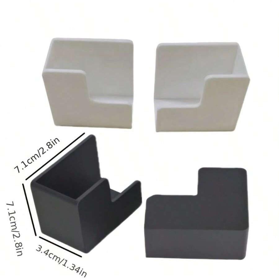 Wall-Mounted Weight Scale Storage Rack, Seamless Adhesive Installation, Durable Plastic Space-Saving Design, Suitable for Bathroom and Home Gym