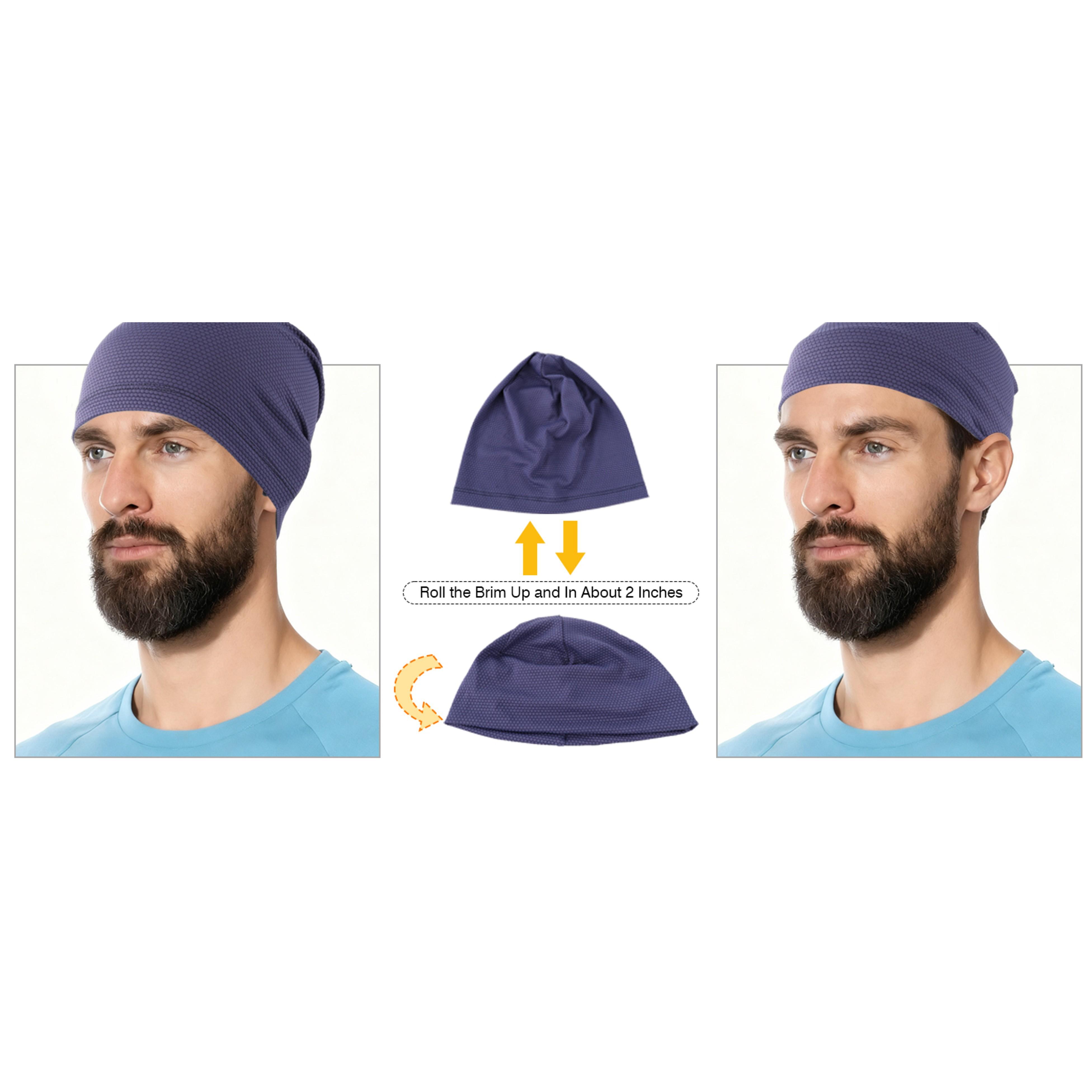 3-Pack Cooling Skull Caps for Men & Women - Breathable 3D Mesh Running Caps for Cycling, Gym & Summer & Winter(Gift)