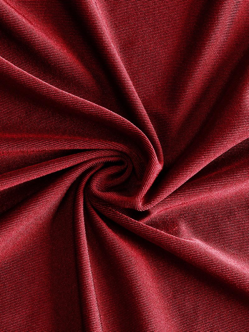 Elegant Casual Women's Plain Ruffle Dress, High Waist Fitted Sleeveless, Perfect for Evening Parties and Dates, All Seasons Fashion