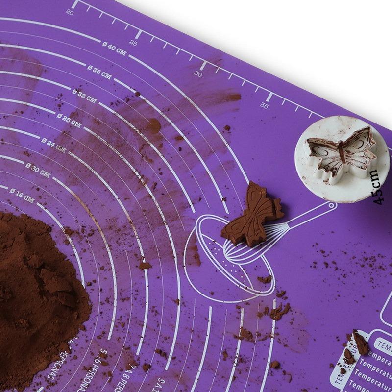 Pad Baking Mat Sheet Kneading Dough Mat For Kitchen Rolling Dough Pizza Large Dough Non-Stick Maker Holder Baking Tools