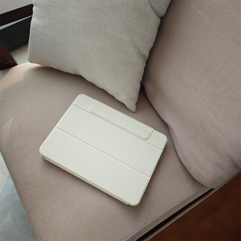 KENKE 2 in 1 Transparent Hard Shell Tablet Case, Magnetic Detachable Rotatable Tablet Protective Cover, Smart Tablet Protector, Tablet Casing for iPad 2025 A16 10th Gen M4 Pro 11-inch Pro 13 Mini 6 A17 Air M3 Air