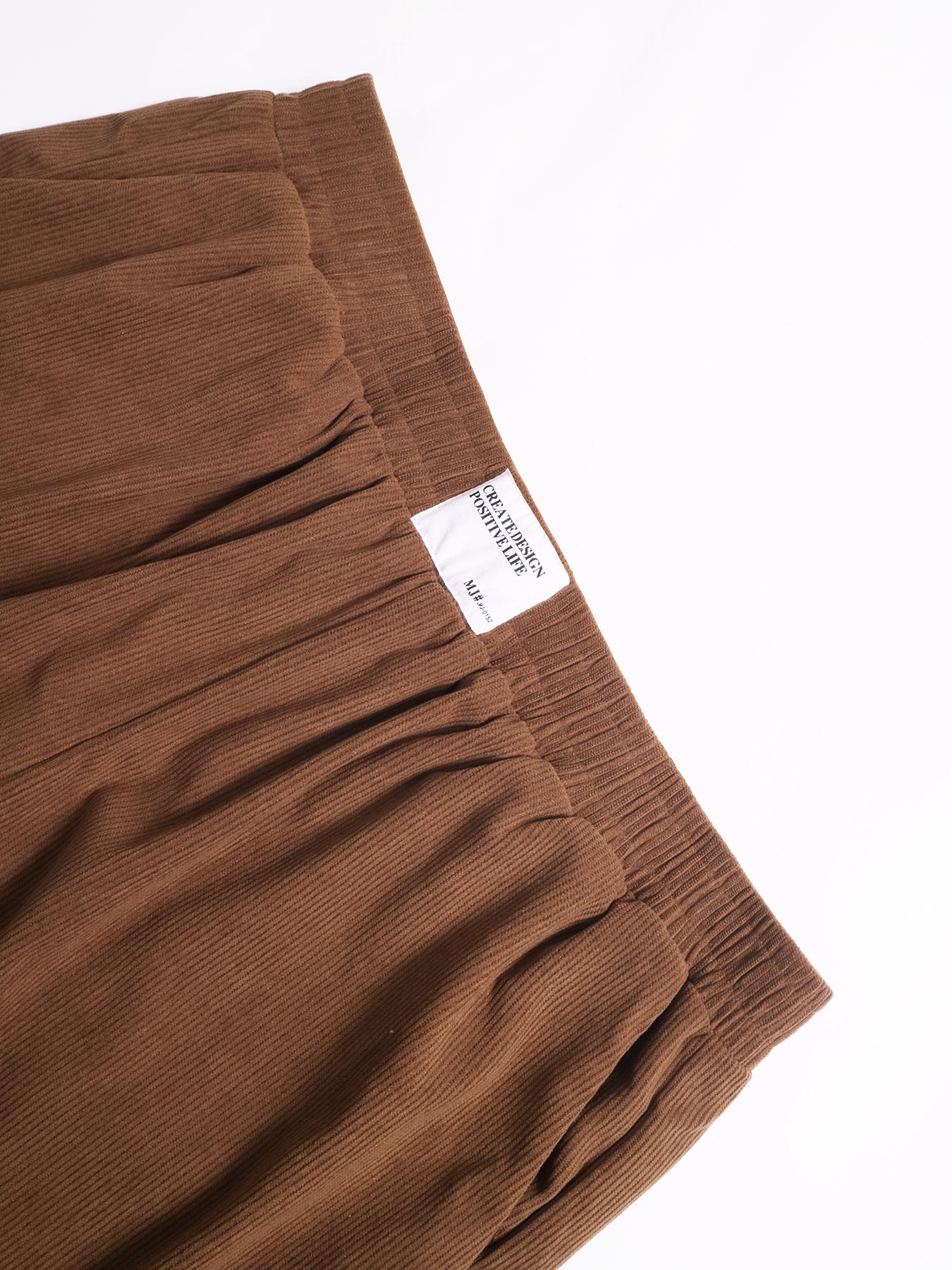 Plus Size Women's Fall Winter Elegant Casual Solid Color Corduroy Straight Leg Pants, Comfortable Daily Wear, Ladies Fashion Clothing