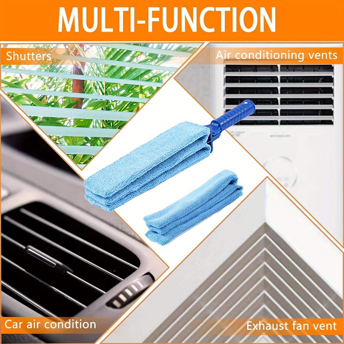 Pro Extra Large Blinds Duster - A Window Blinds Cleaning Tool with Extendable, Featuring Soft Microfiber Sleeves And a Long Handle, Ideal for Cleaning Window Blinds, Air Conditioning Vents, Fans, Car Vents, And Additional Surfaces