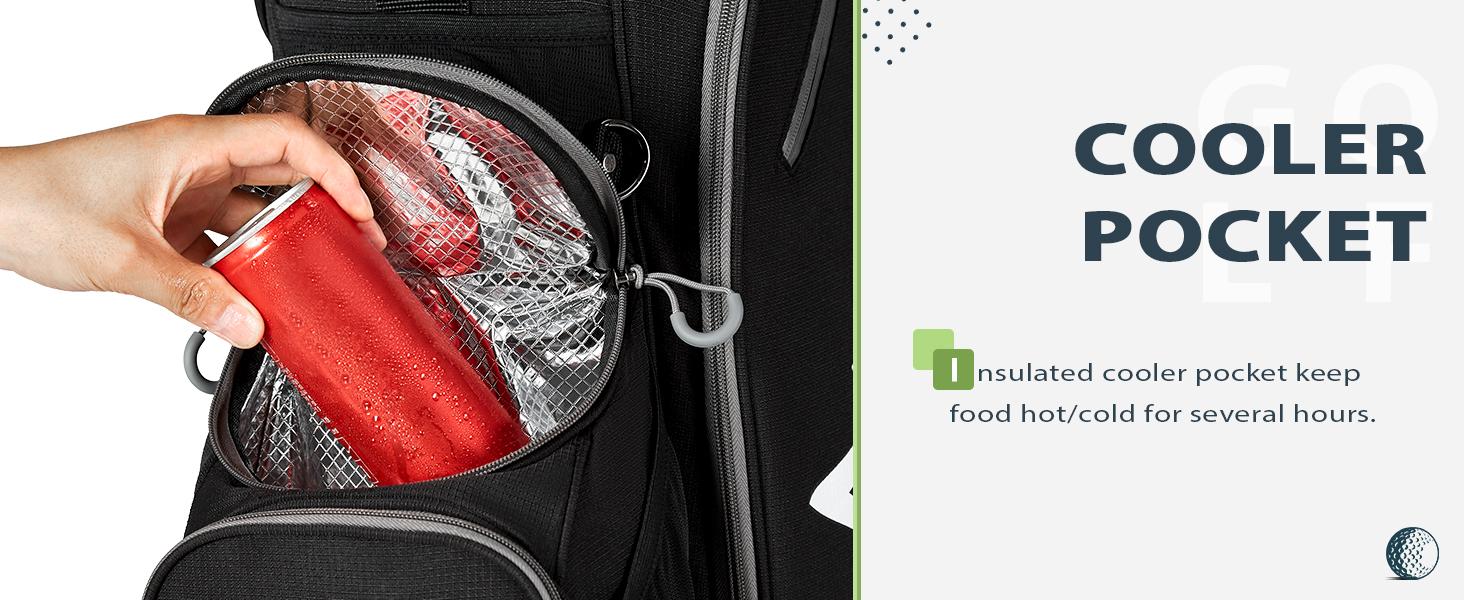 GoHimal 14-Way Golf Stand Bag, Golf Bag for Men with Stand - Lightweight & Durable Golf Club Bags for Men & Women