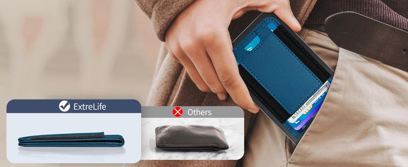 for 3-in-1 Magsafe Wallet, Works with Find My, Upgrade with Phone Wallet and Adjustable Stand, 3 Card Slots, Magnetic Wallet for Phone 16 15/14/13/12 promax plus Series, Fit 8 Cards, RFID Blocking, Blue