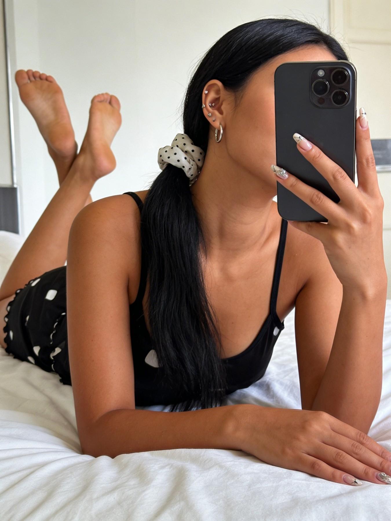 Heart Print Pajama Set, Wave Edge Design, Soft Comfortable Home Sleepwear, Breathable Two-Piece for All Seasons