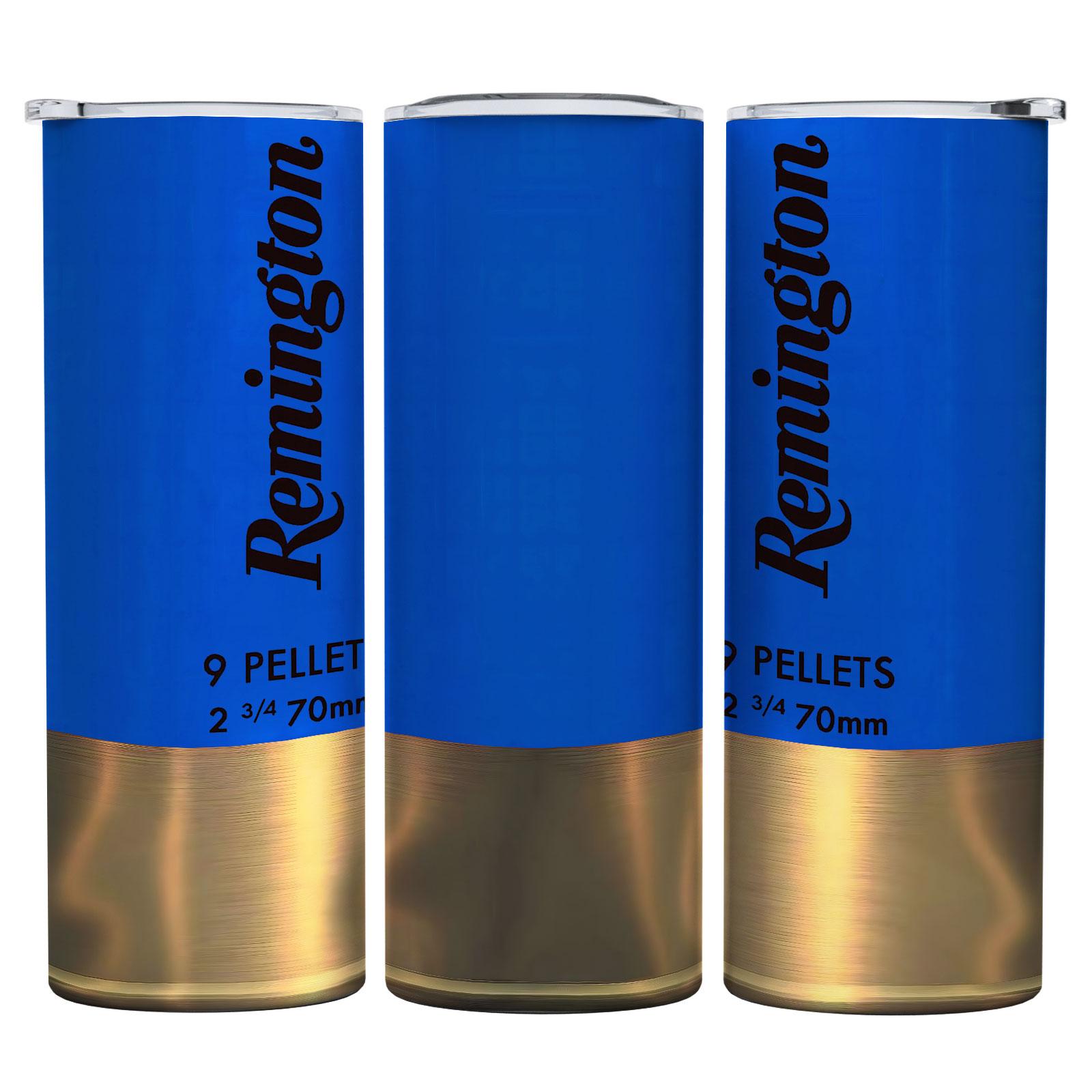 1pc 12 Gauge Shotgun Shell Style Stainless Steel Tumbler, 16 Designs Available, with Lid and Straw, Hunting Gift for Men, Outdoor Sports Insulated Mug, Insulated Travel Drinkware, Christmas, water bottles, thermos