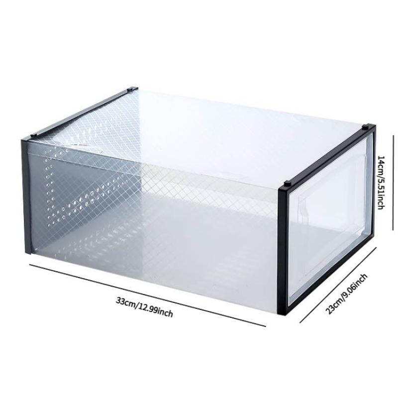 Space saving ceiling! Transparent shoe box directly liberates shoe cabinet