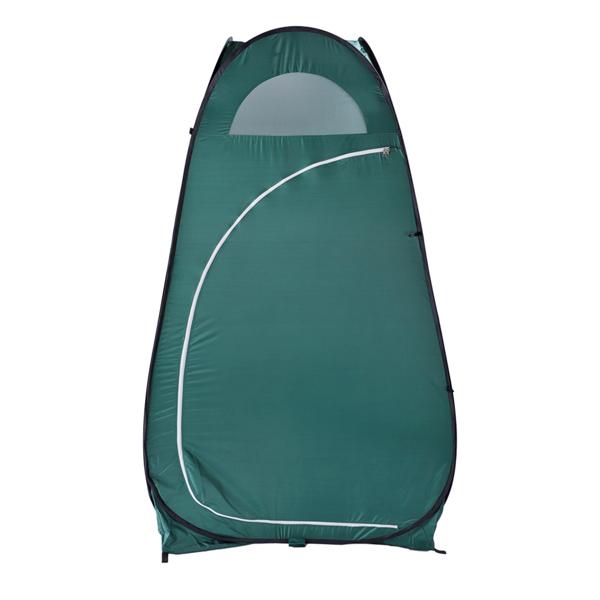 120x190cm 1-Person Pop Up Privacy Shelter Tent, Portable Outdoor Changing Room & Shower Toilet Tent, Lightweight Steel Wire Frame, Compact Fold, Built-In Storage Pocket, No Floor (for Hiking Camping Outdoor Showers)