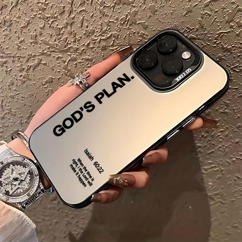 The God S Plan Phone Case, IMD Material Black, Suitable for iPhone 17 Pro Max 17Air, 16,11, 12, 13 Pro Max, 14 Pro Max, and 15, Design Black Friday LB Protectors men's cool gadgets iphone 17 pro max cases girls lumee case gift for her