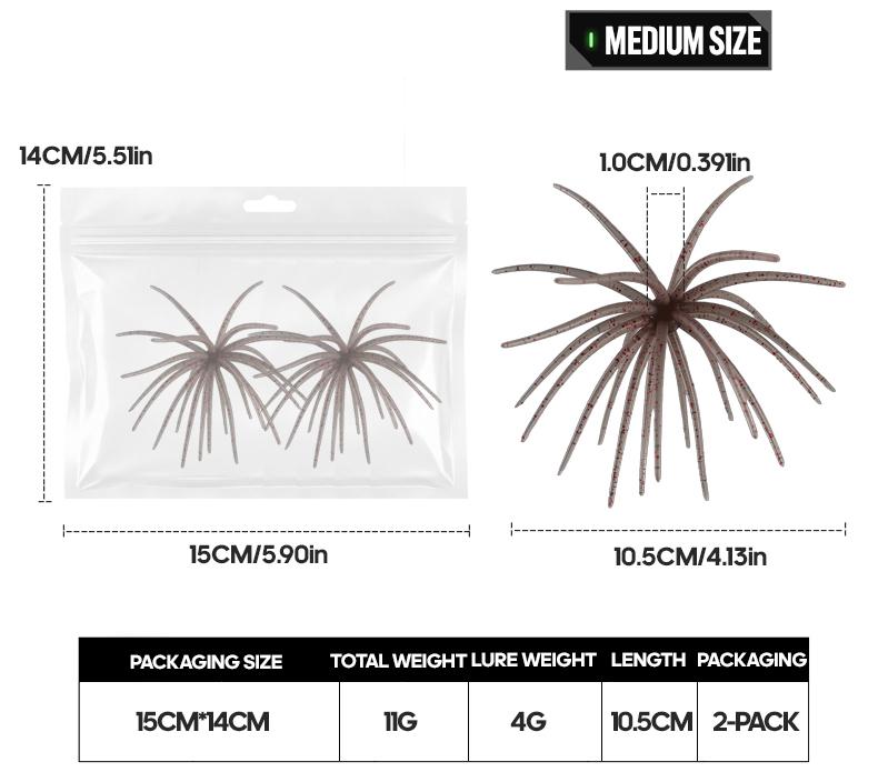 TAIYU Fishing Lure Set, Soft Bait Design, Durable Material, Ideal for Sea & Freshwater Angling, Enhances Catch Efficiency