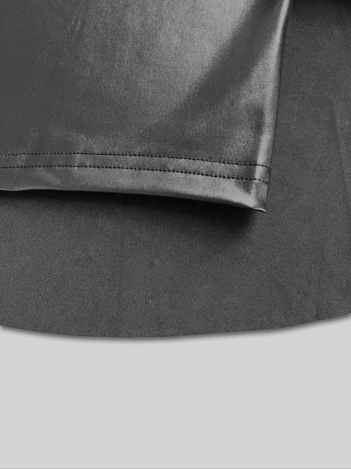 SXY Women's Black Solid Color High Waist Flared Skirts, Suitable for Daily Wear, Club Parties and Night Out, Comfortable and Fashionable All-match Clothing