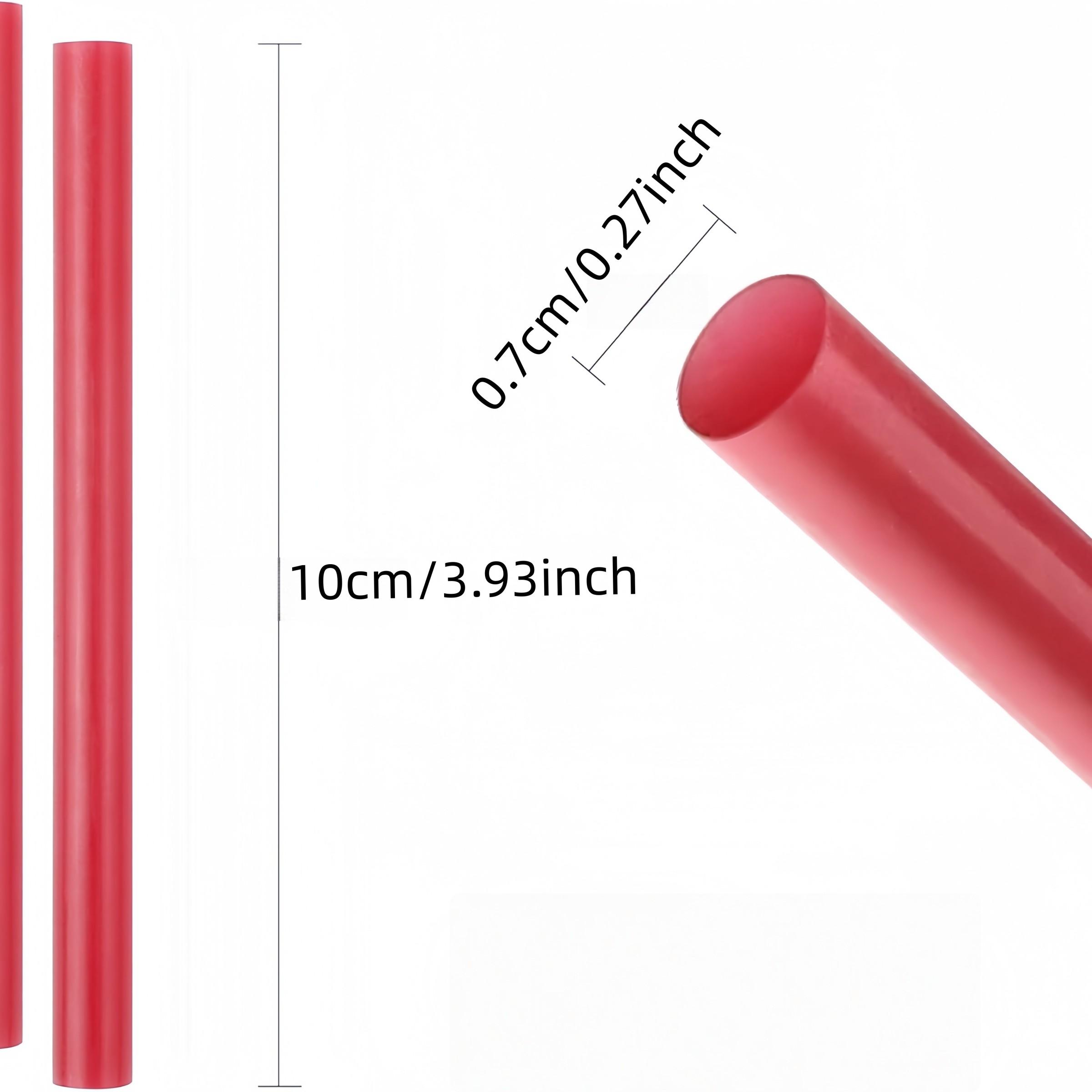 50 Colorful Hot Melt Glue Sticks, Size 0.7cm X 10cm, Ideal for Handmade Crafts, DIY Projects, General Repair, Holiday Decorations