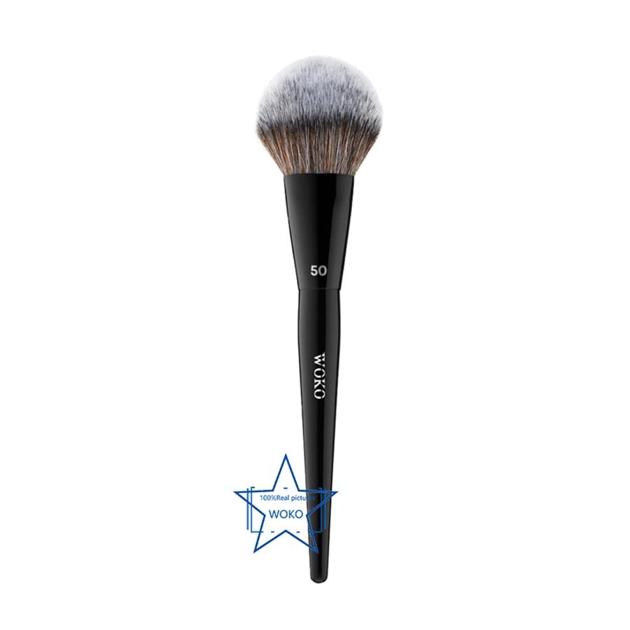 50# Powder Brush Peach Heart Contour Sculpting, Synthetic Hair Face Bronzer, Blush Setting Makeup Tool, Essential Beauty Accessory