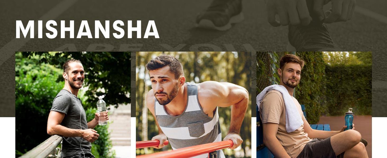 Mishansha Running Shoes for Men Sneakers Air Cushion Walking Shoes Comfortable Tennis Shoes Breathable Trail Running Shoes US Men 7-15