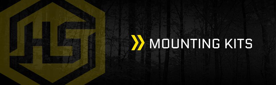 HUNTERS SPECIALTIES Strut Turkey Tail & Beard Mounting Kit - Durable Easy To Assemble Trophy Mount Kit With Hardware Included