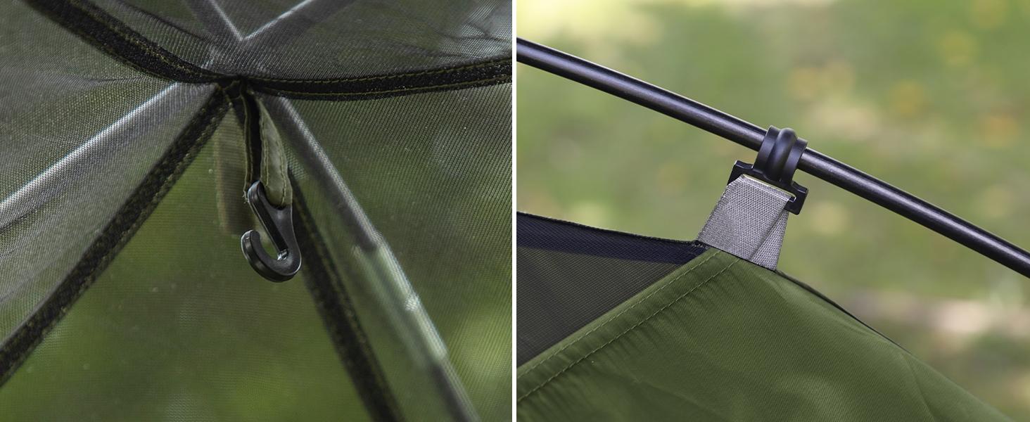 Night Cat Upgraded Backpacking Tent, Spacious for 1-2P, Dual-Pole Design for 20% More Headroom & Easy Clip Setup, PU3000mm Waterproof for Hiking, Camping, Fishing, Motocamping & Outdoor Adventures