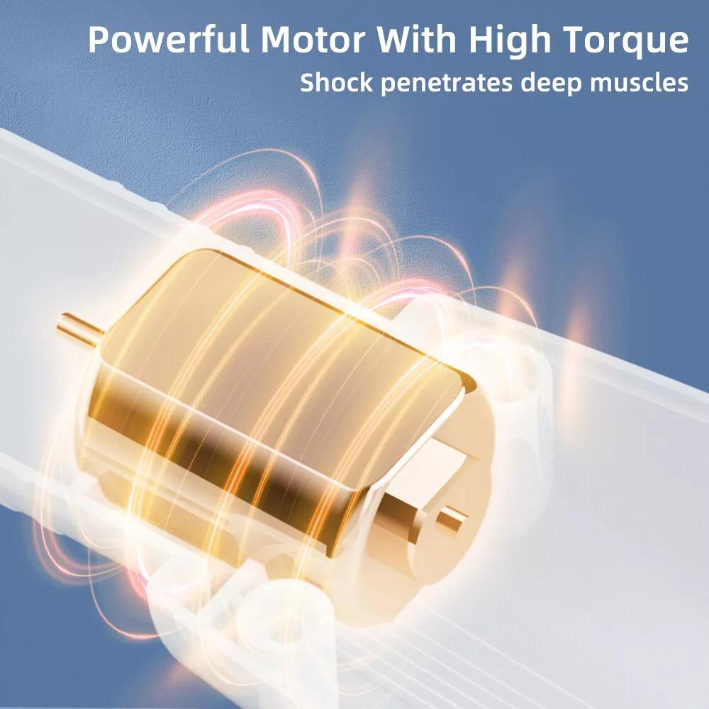 3 Speeds Massage Gun Deep Tissue Percussion Massager for Muscle Pain Relief, Portable Handheld Electric Vibrating Massager for Athletes Relaxation, Full Body Deep Muscle Massage Gun for Neck Back Shoulder Leg