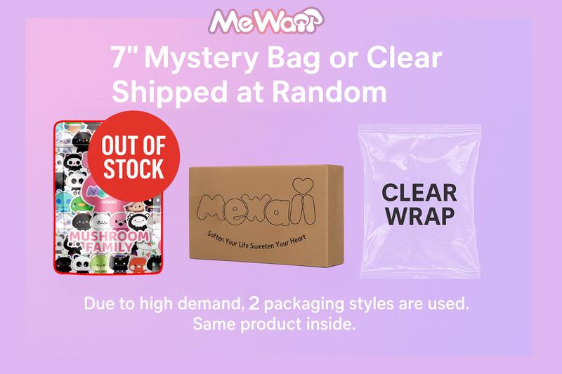 MeWaii Mystery Bag Plush Toys, Kawaii Stuffed Animals, Surprise Plush Gift for Kids & Adults, Perfect for Halloween, Christmas, Birthday