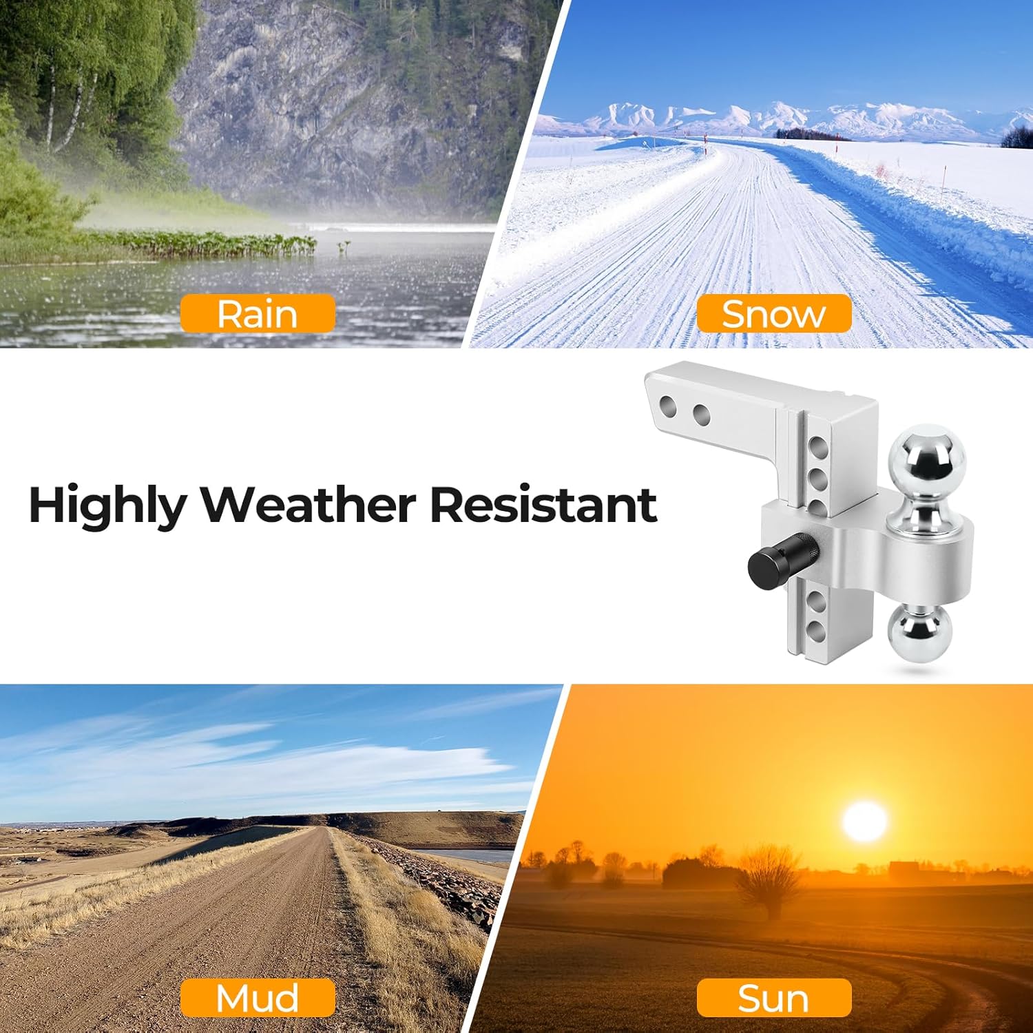 Adjustable Trailer Hitch Ball,Heavy Duty Towing Hitch,8 Inch Drop/Rise Mount Fit 2 Inch Receiver, 2" and 2-5/16" Dual Ball,Include 2 Anti-Theft Locks pin Lockable tow Boating Accessories Boat Fenders for jeep car truck Adjustable Trailer Hitch Ball,Heavy Duty Towing Hitch,8 Inch Drop/Rise Mount Fit 2 Inch Receiver, 2" and 2-5/16" Dual Ball,Include 2 Anti-Theft Locks pin Lockable tow Boating Accessories Boat Fenders for jeep car truck