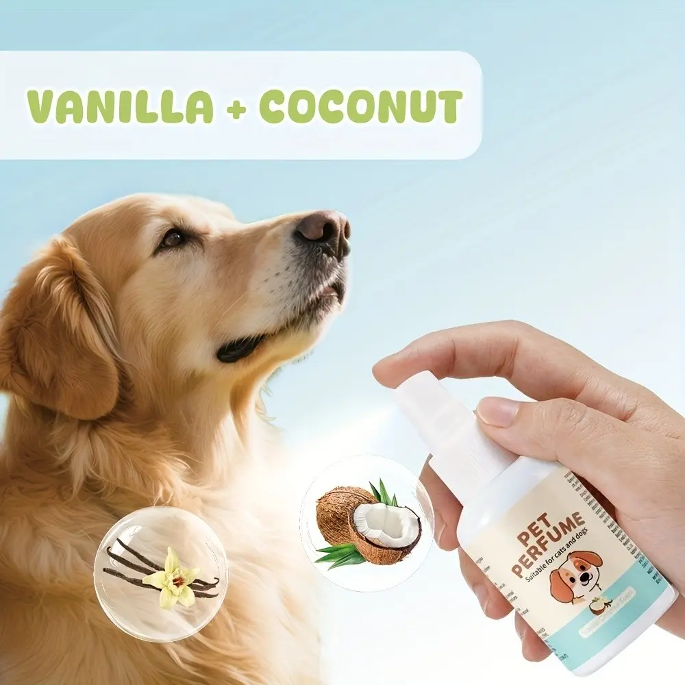 Pet deodorization spray, mild and non irritating, lasting and fresh, suitable for all kinds of pets, small and portable, ready to use at any time