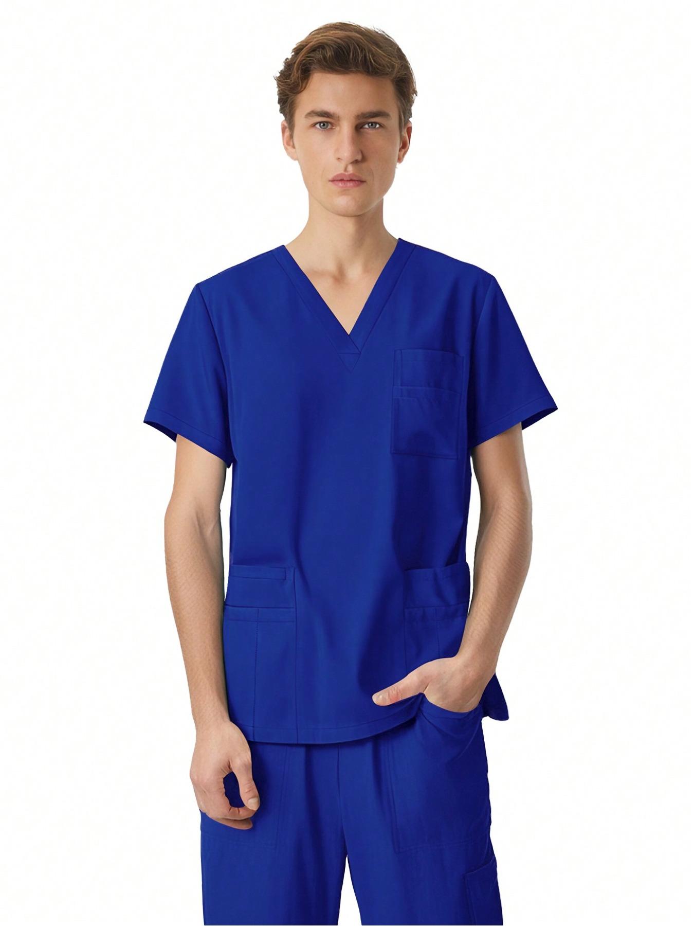High Quality Professional Workwear Set, Men's SPA Therapist Uniform, Pet Grooming Salon Fashion Comfort Staff Outfit
