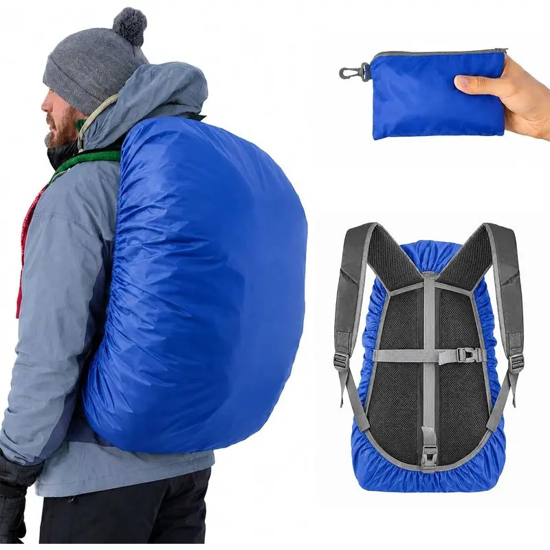 Outdoor sports Frelaxy Waterproof Backpack Rain Cover, Pack Covers for Hiking, Travel |   Upgraded Sier-Coated Waterproof Fabric, Anti-Slip Cross-Buckle Strap, Ultralight and Compact