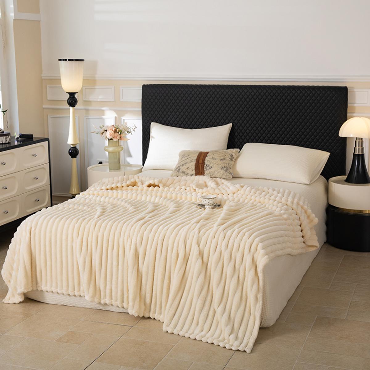 Solid Color Electric Blanket, Soft Comfortable Throw Blanket, Lightweight Warm Napping Blanket for Home Office Travel Camping, Multifunctional Blanket