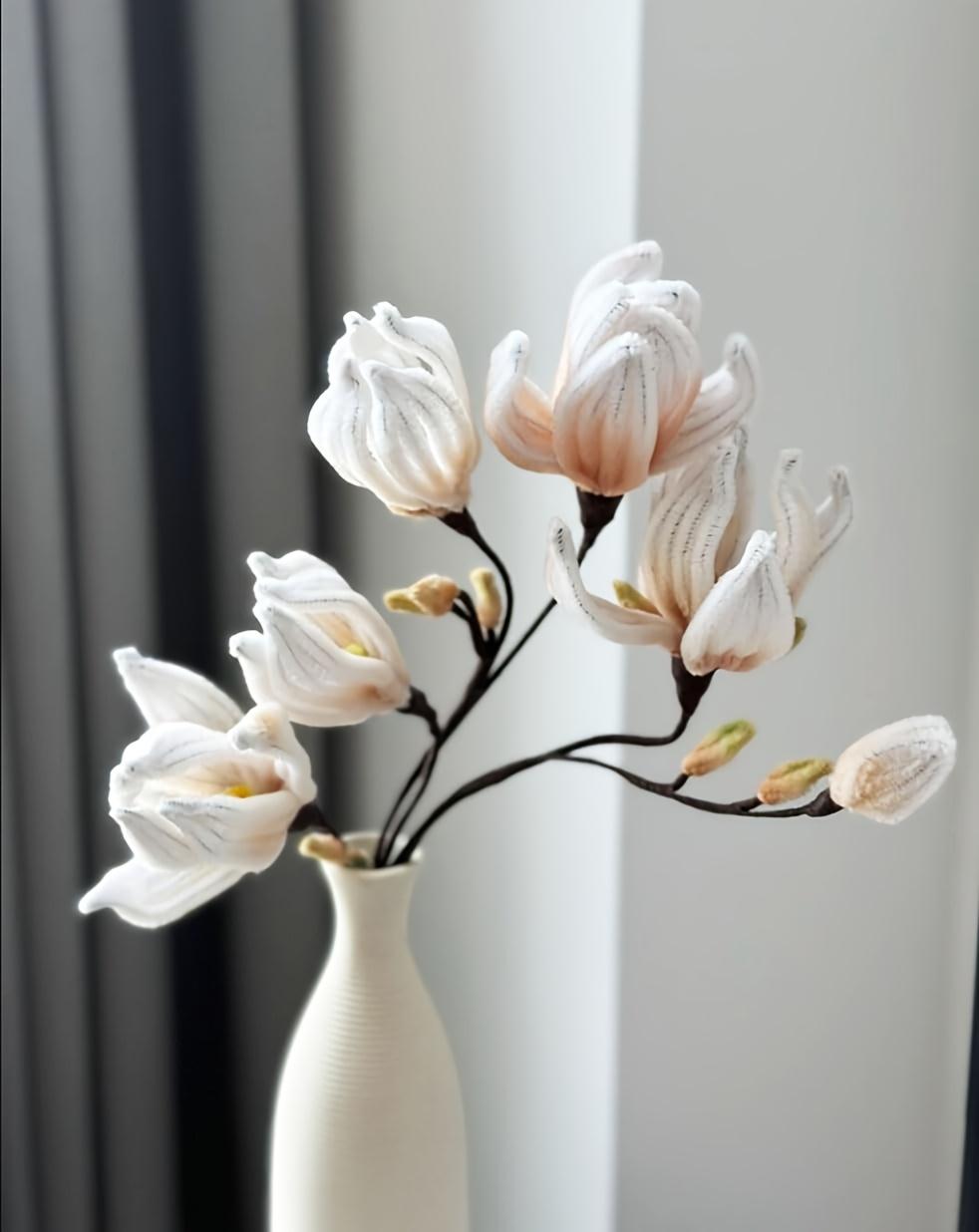 100PCS Felt Stick Handmade Material, Accompanied By Video Tutorials And Flower Buds, Used For DIY Art And Creative Crafts Party Decoration, Art Projects, Handmade Decoration, Decorative Stems, Craft Supplies