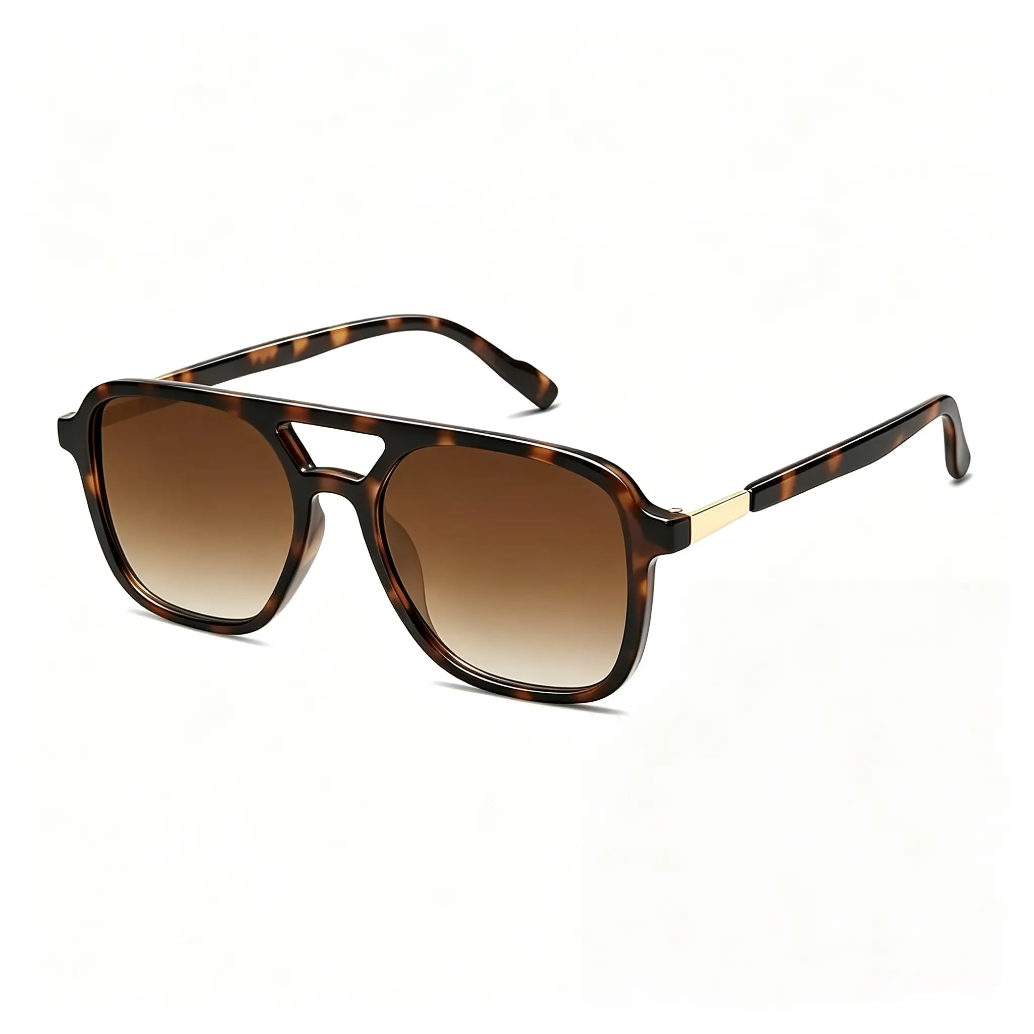 Retro Aviator Sunglasses for Women Men,Trendy Rectangle Womens Mens Shades Sun Glasses