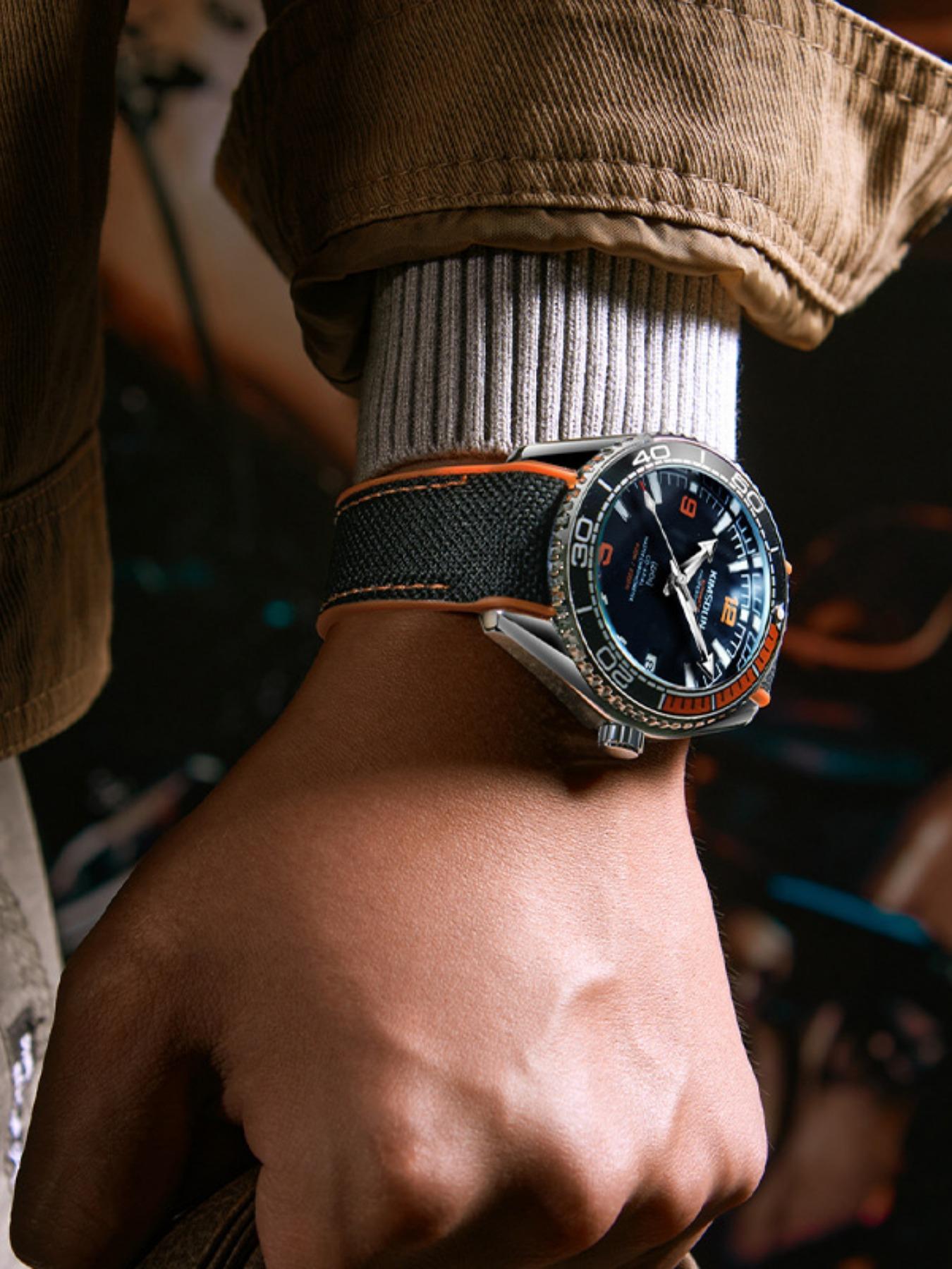 Men's Fashion Sport Quartz Watch, Luminous Dial Calendar, Casual Round Dial Analog Watch, Analog Quartz Watches, Perfect Gift for Birthday, All Seasons Wearable detail 7