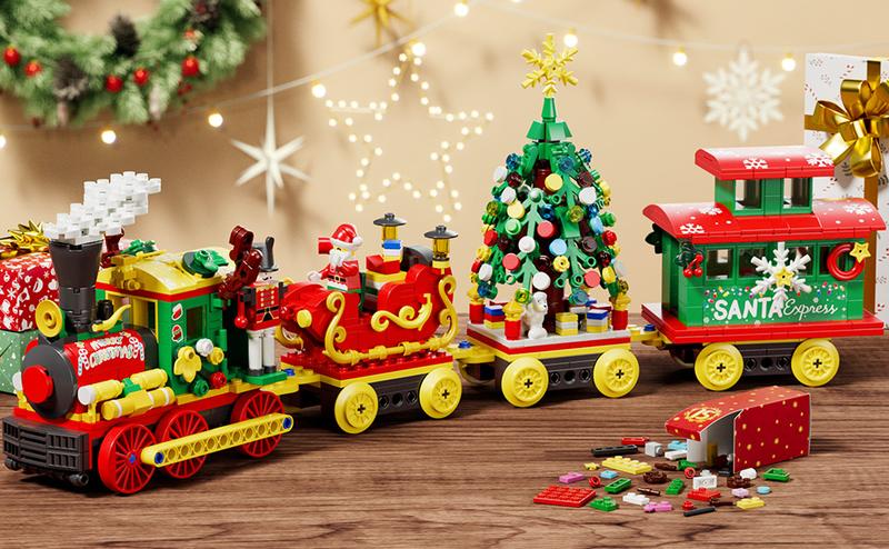 Advent Calendar 2025, 24 Days STEM Surprise puzzle blocks 12-in-1 Christmas Gift Box