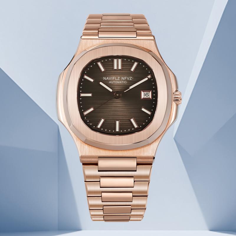 NAVIFLZ NFVZ High Quality Top Luxury Man Watch Sports Waterproof Luminous Date Men Wristwatch Square Dial Automatic Mechanical