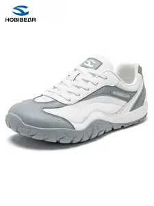 Hobibear Spring Autumn New Women's Versatile Casual Outdoor Walking Shoes, Men's Wear-Resistant Anti-Slip Wide Foot Sports Shoes, Comfortable and Durable, Non Slip Shoe, Sneaker, Wide Fit, Athletic Leisure Shoes, Lace Fastening