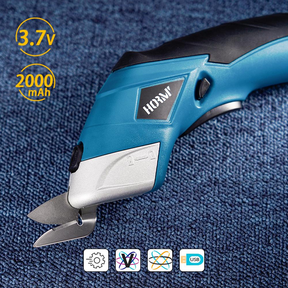 3.7V rechargeable scissors Alloy steel cutter head electric scissors Handheld non-woven scissors Small cutting machine Rechargeable electric scissors Cutting scissors