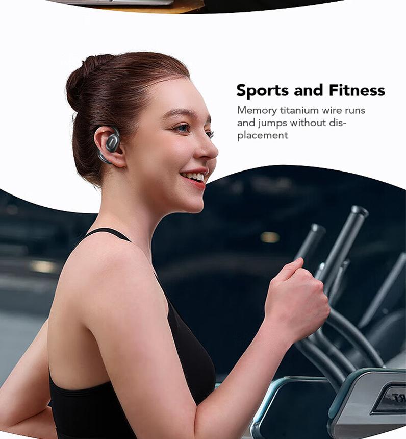 MINISO MS156 Open Ear True Wireless Headphones Long Battery Life HiFi Stereo Sound Wireless Earhooks Headset  Electronic Audio Waterproof Sport Earbuds