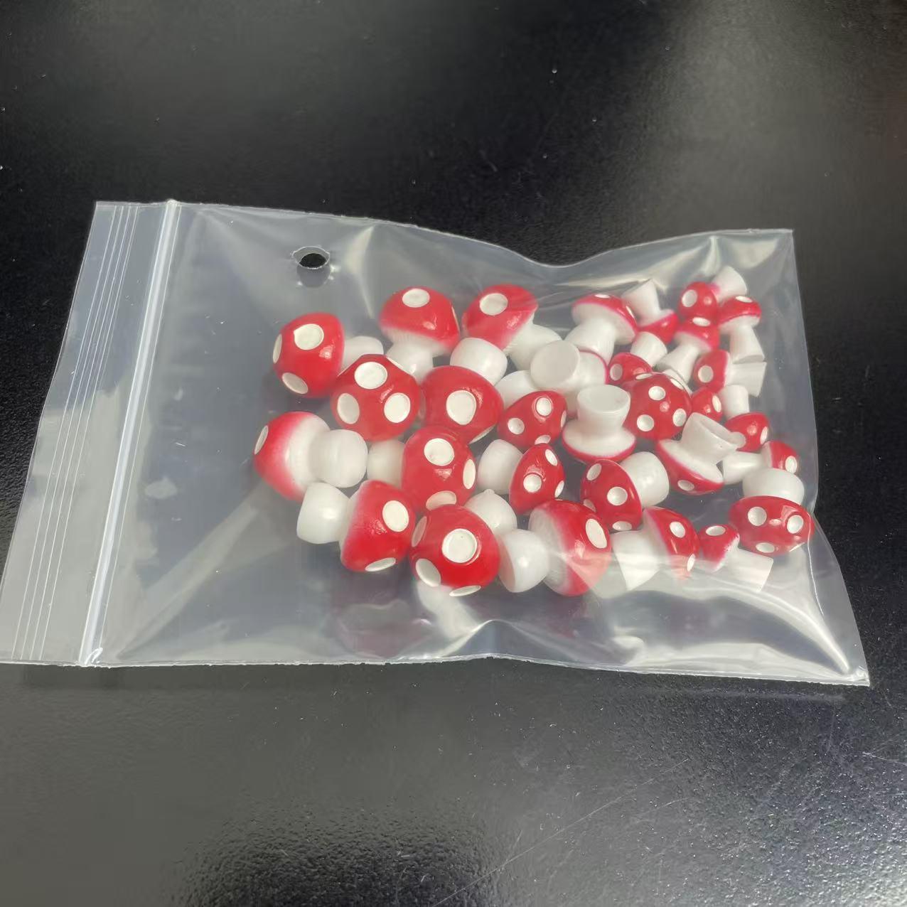 Cute Mushroom Design Miniature Figurines (30pcs/set), Miniature Mushroom Model, Garden Miniature Statue, Landscape DIY Bonsai Craft for Home Decoration Supplies