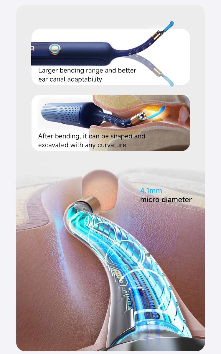 【For Pros】Smart Ear Cleaning Tool, 1 Box Ear Wax Removal Tool with 12pcs Tip, Portable Ear Wax Cleaner, Ear Wax Cleaning Kit, Ear Waxing Cleaning,  Ear Wax Removal Kit Earwax Remover ear wax removal tool