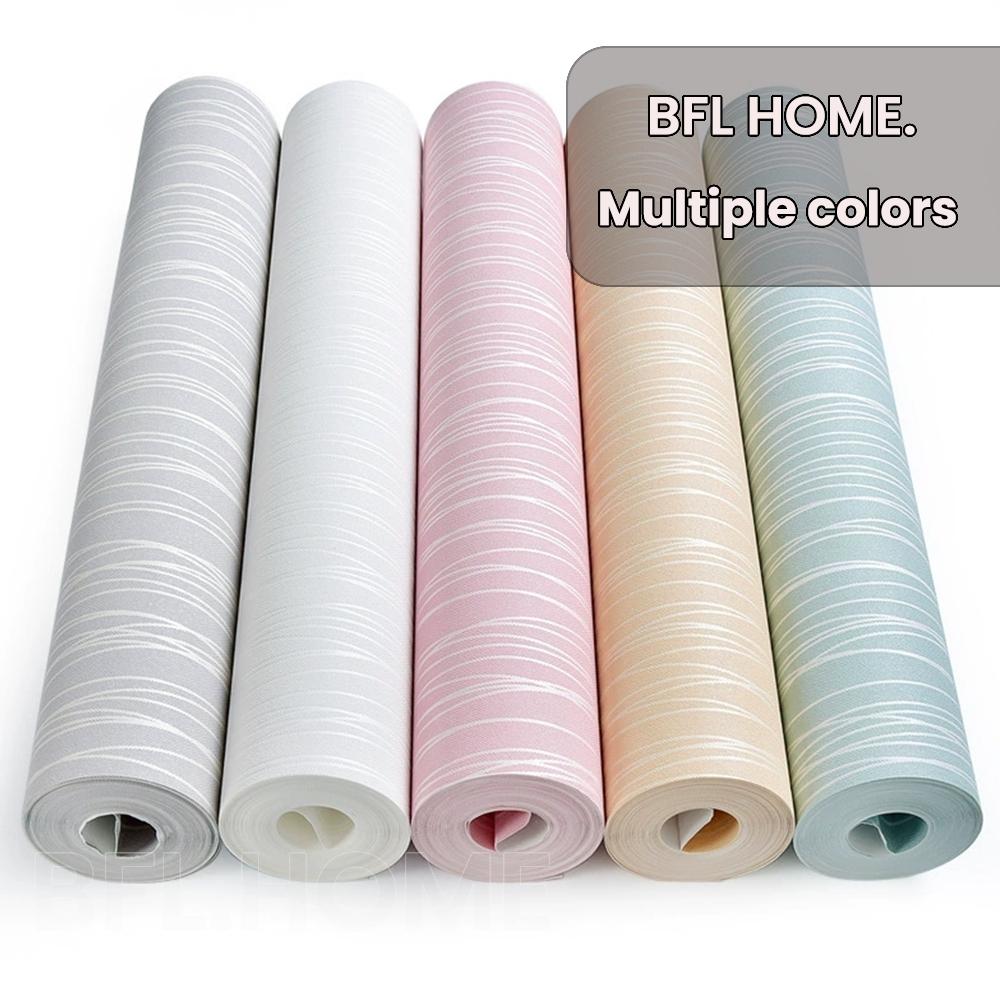 Self adhesive non-woven paper three-dimensional line wallpaper roll, Peel and stick wallpaper, thickened, color tones, multiple sizes, DIY pasting and cutting, easy to operate, suitable for home decor