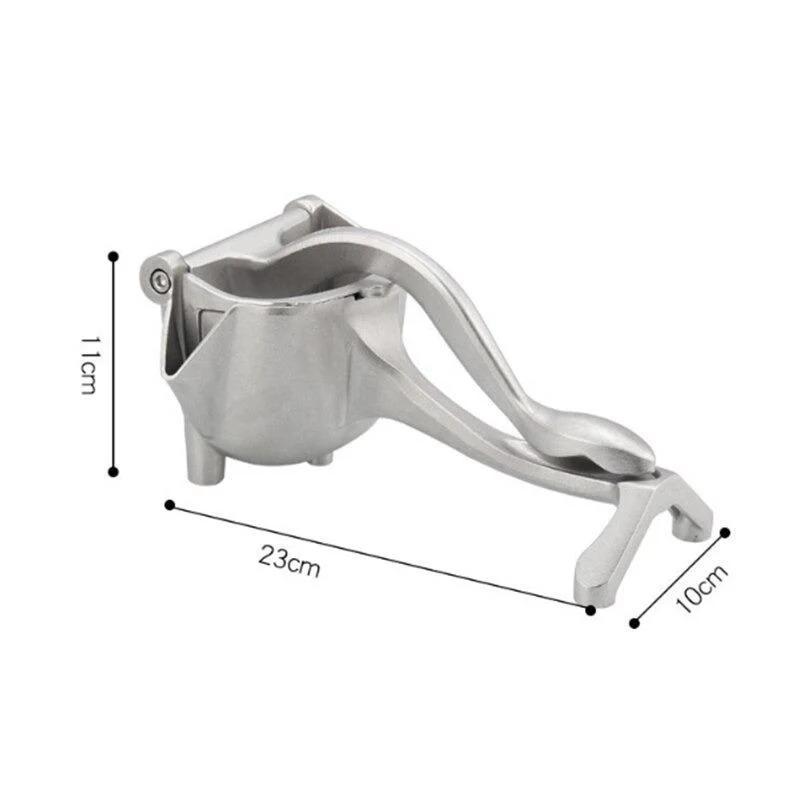 Hand Juicer Squeezer - Aluminum Manual Press Juicer with Ergonomic Grip for Efficient Juice Extraction of Pomegranates Citrus & More Durable Compact Easy to Use & Clean Manual Citrus Juicer