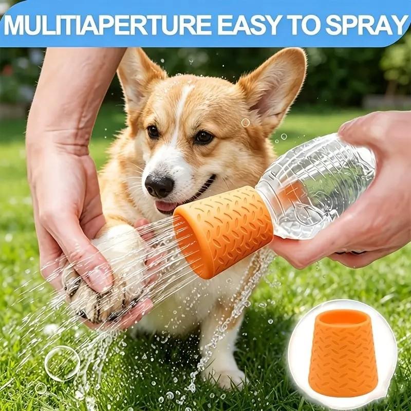 Portable Outdoor Shower Bottle Accessory, Beach Shower Sprayer Attachment, Ideal for Hiking, Camping, and Outdoor Activities