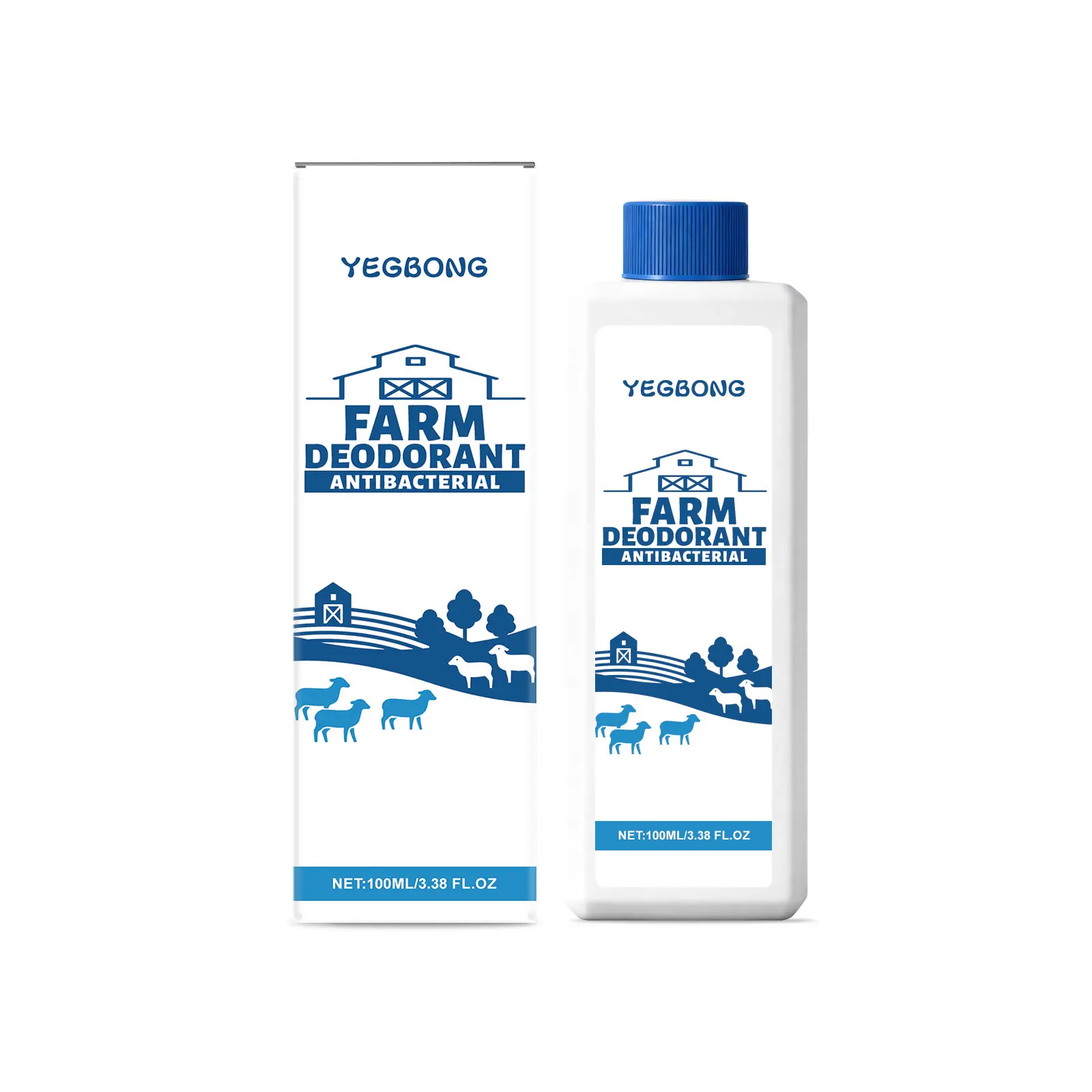 Farm Animal Deodorizer Spray - Mild Long-Lasting Livestock Ammonia Odor Reducer, Home Fragrance Set with Palo Santo Sage Scent, Aromatherapy Oil for Car Diffuser Decorative Candles Wallflowers Perfume