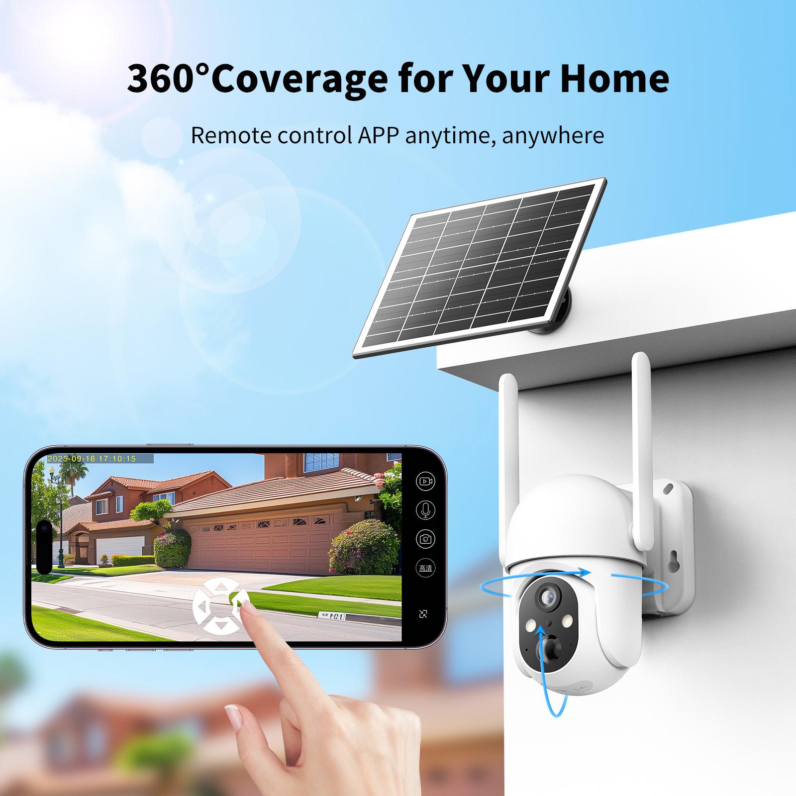 4G LTE Cellular Solar Surveillance Security Camera – 2K HD Video 360° View,NoWiFi, Remote APP Controlled,WaterProof,MotionActivated, NightVision, 4GData Card Included (Data refill is required for Unlimited 4G data usage) Connection 4G LTE Cellular Solar Surveillance Security Camera – 2K HD Video 360° View,NoWiFi, Remote APP Controlled,WaterProof,MotionActivated, NightVision, 4GData Card Included (Data refill is required for Unlimited 4G data usage) Connection