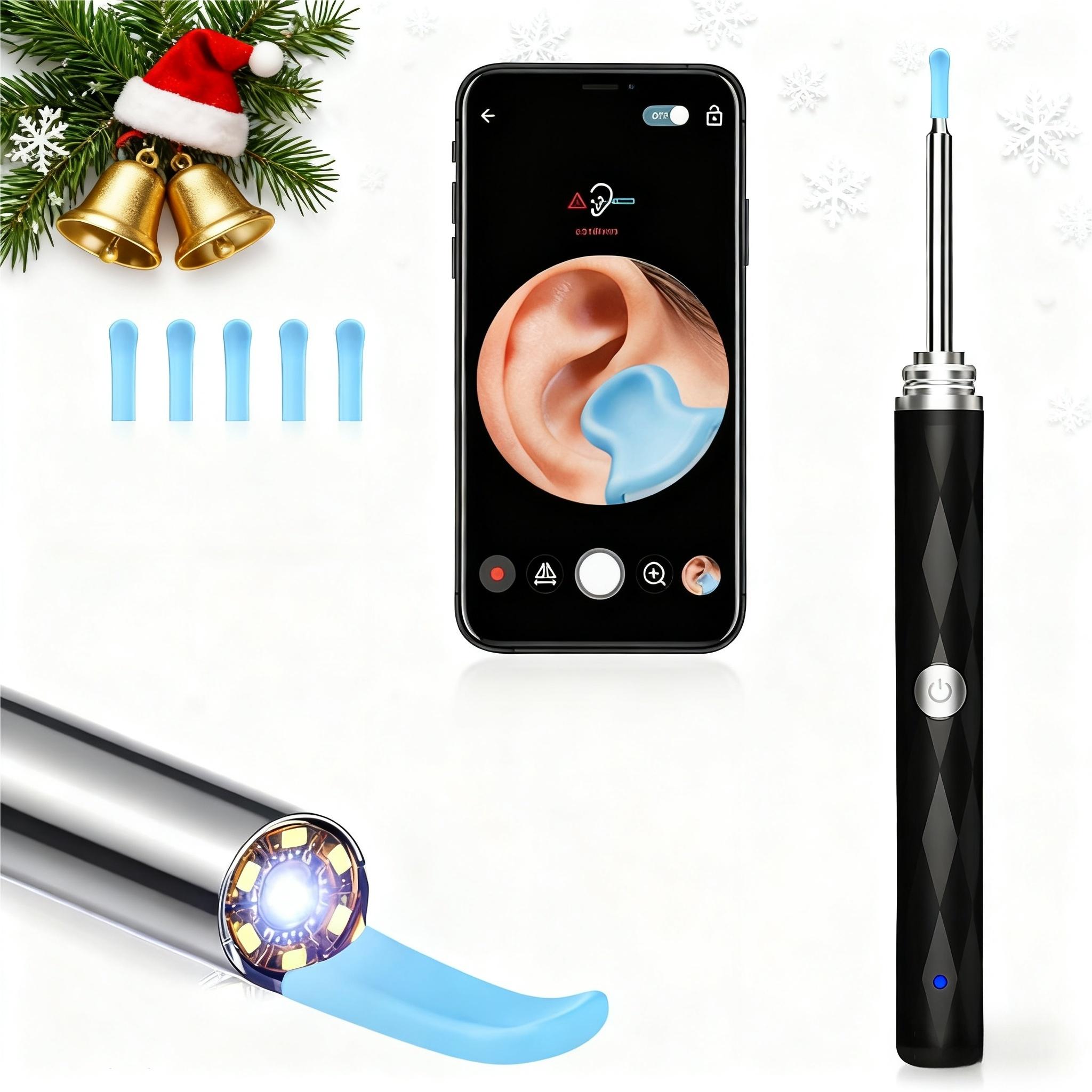 1pc Ear Wax Removal, Efficient Ear Cleaning Earwax Removal Tool with Rechargeable Ear Wax Removal Kit, Professional & Home Use Earwax Removal Products