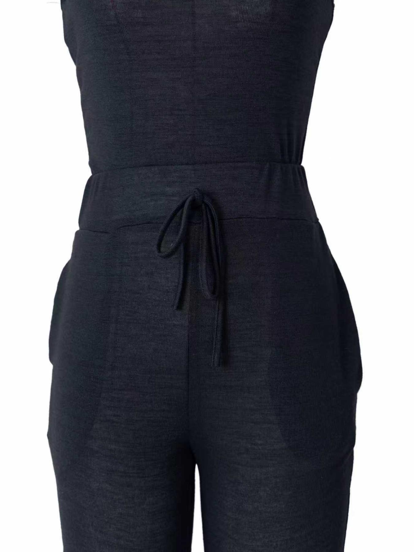Women's Sleepwear Set Soft Knitted Vest Cardigan Tight Pants Comfortable Casual Home Wear Outdoor Sportswear